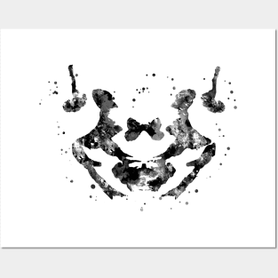 Rorschach card 3 Posters and Art